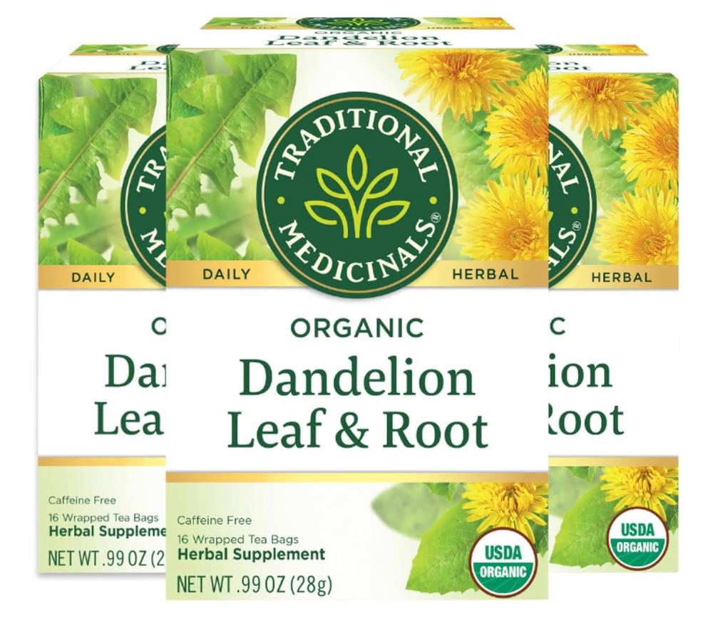 Organic Dandelion Leaf & Root Herbal Tea, Supports Kidney Function & Healthy Dig