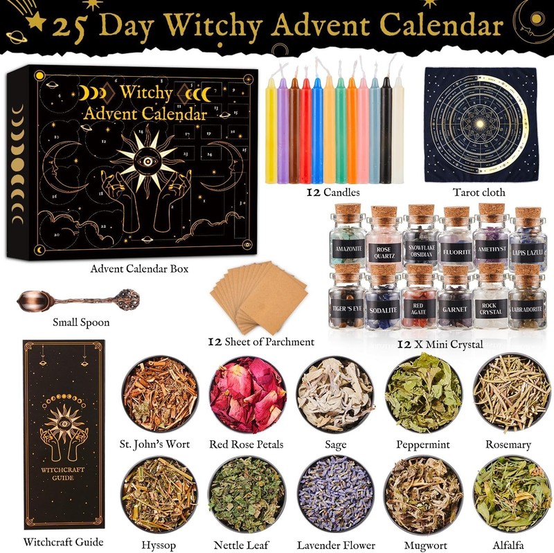 Enchanting Witchy Countdown Calendar 2025 for Adults & Teens - 25 Days of Magic gallery