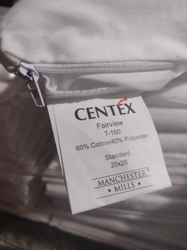1 Dozen Pillow Protector 20x26, Envelope Closure Centex T180 Blend Plain Weave, gallery