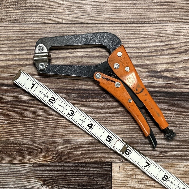 Grip-On 233A06 6" Angled Self Adapting Jaws Locking Pliers Swivel Tips gallery