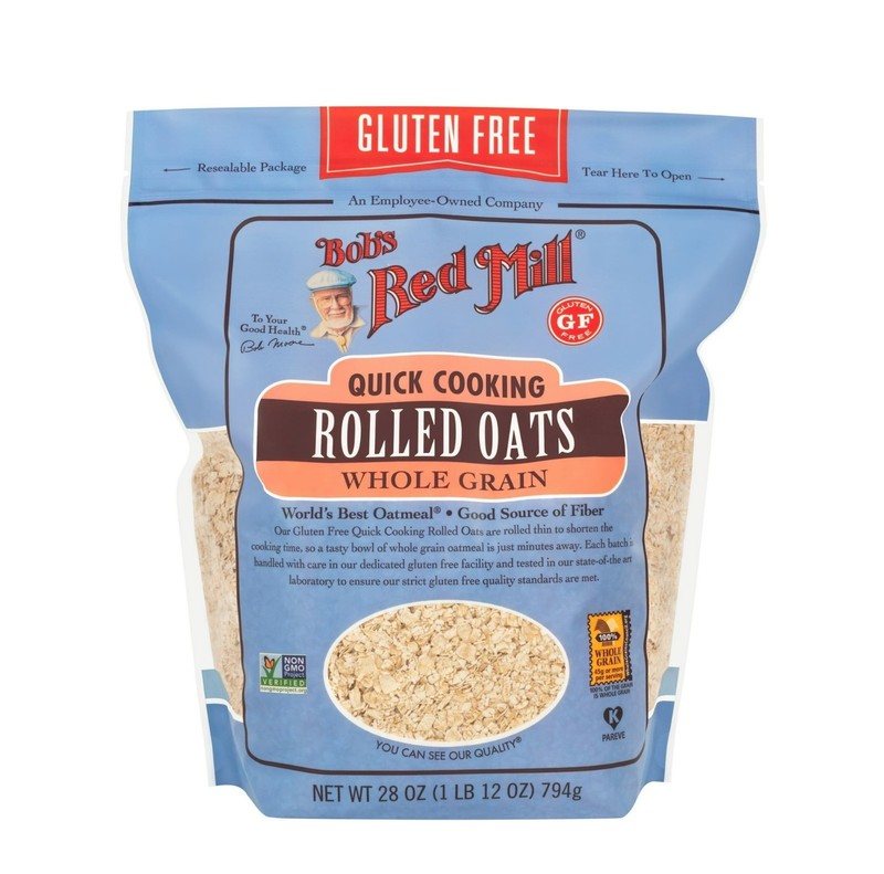 Bob’s Red Mill Quick Cooking Rolled Oats Whole Grain Gluten Free 28 oz gallery