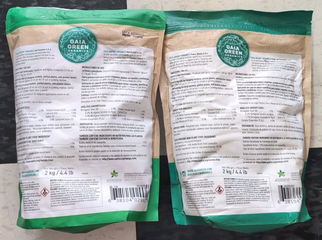 Gaia Green All Purpose & Bloom 2kg set gallery