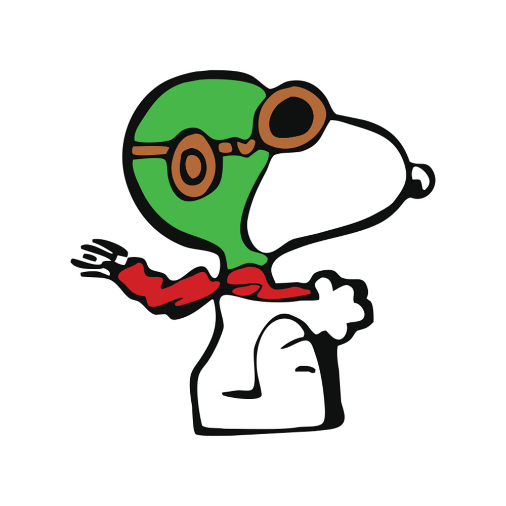 Snoopy Flying Ace Vinyl Sticker Decal Peanuts for Laptop Car Window Water Bottle gallery