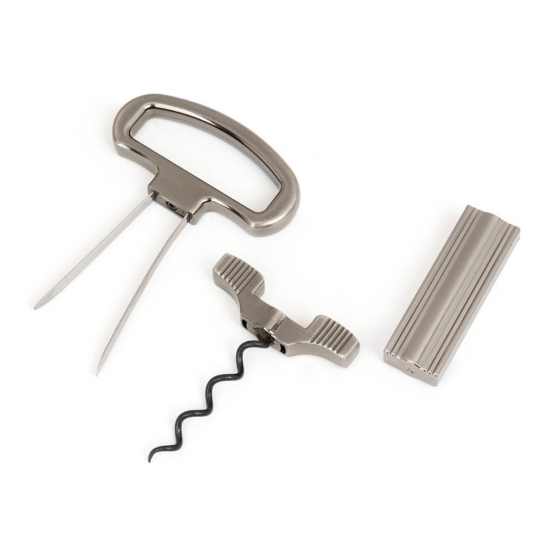 Two-Prong Cork Puller Remover Ah-So Old Wine Opener Multifunction Beer Corkscrew gallery
