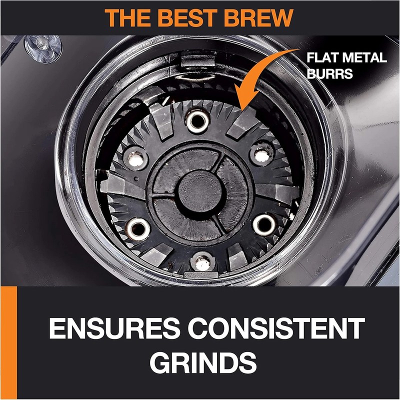 KRUPS Precision Burr Coffee Grinder: 12 Settings, 8 oz Capacity for Drip, French gallery