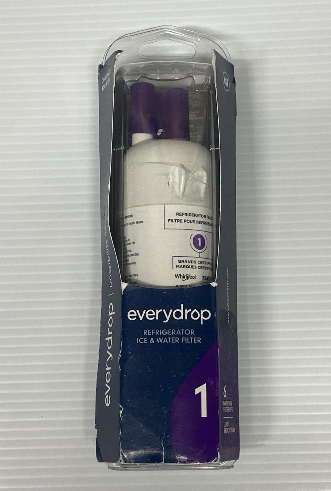 Everydrop EDR1RXD1 Refrigerator Water Filter 1 Whirlpool Maytag Kitchenaid OEM gallery