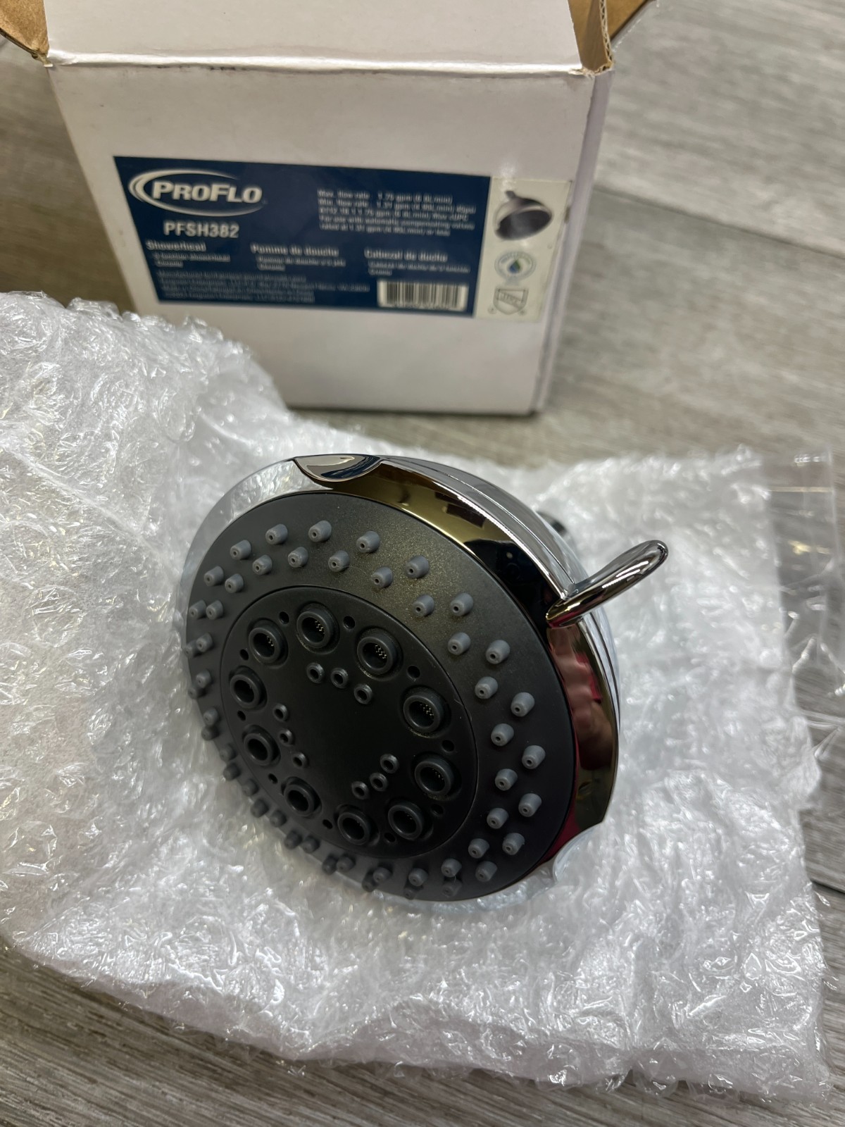 PROFLO PFS382 1.75 GPM 3-1/2"W Multi Function Shower Head - Chrome gallery