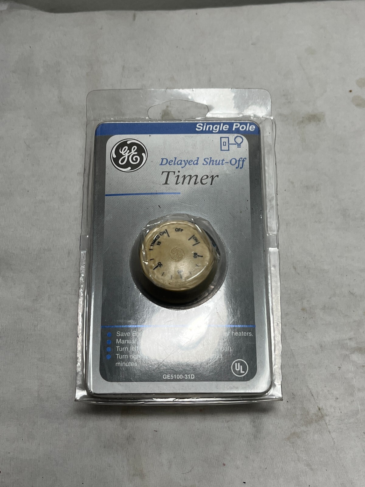 GE Full Range DELAYED SHUT-OFF TIMER SINGLE POLE GE5100-31D gallery