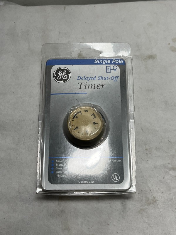 GE Full Range DELAYED SHUT-OFF TIMER SINGLE POLE GE5100-31D gallery