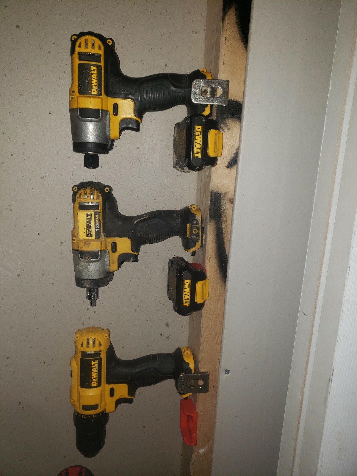 1X BATTERY & 1X TOOL FOR DEWALT 12V MOUNT HOLDER - FREE SHIPPING! gallery
