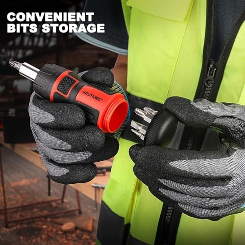 Stubby Ratcheting Screwdriver Set, Ratchet Short Screwdriver Set with 7-in-1 gallery