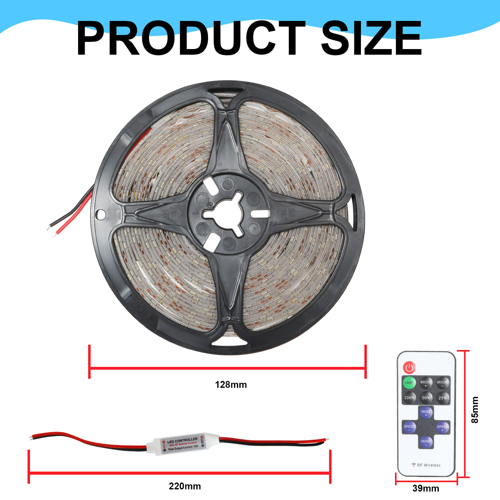 2835 16ft LED Boat Light Strip Green Waterproof Yacht Marine Deck Bow Pontoon gallery