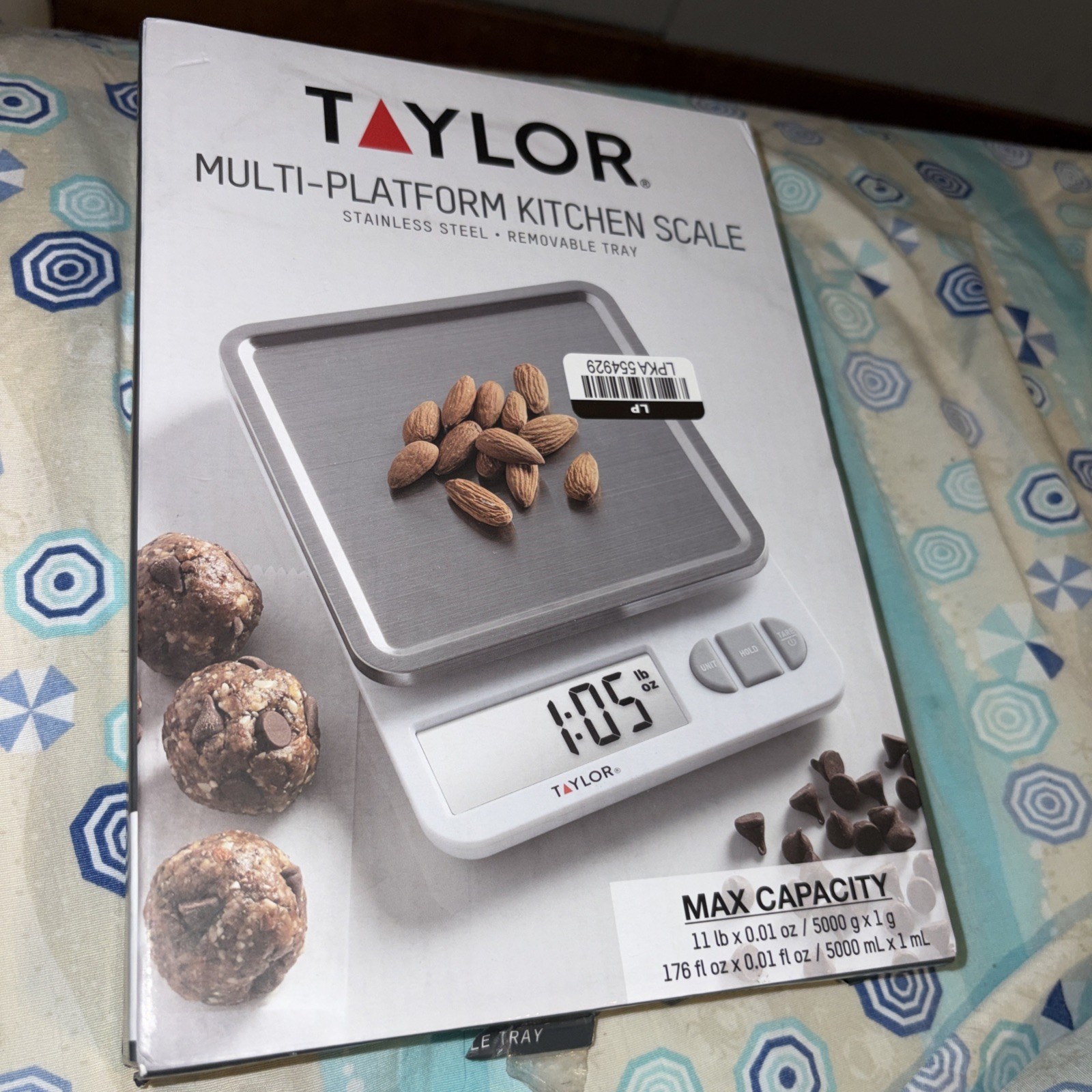 Taylor Multi-Platform Kitchen Scale Up To 11 Pounds Max Stainless Steel 5270842 gallery