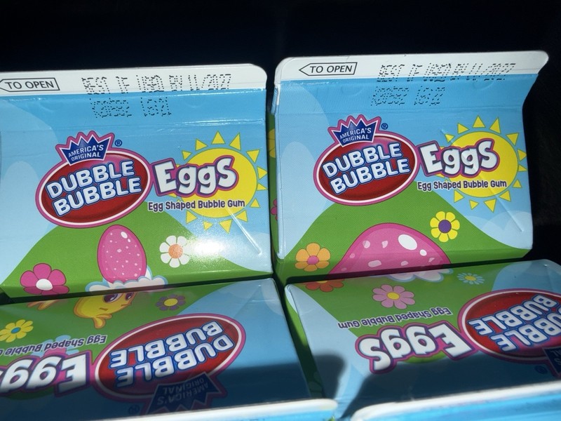 Dubble Bubble ~ Gum Eggs Easter 6.58 oz Each, 6-Carton Boxes ~ 11/2027 gallery