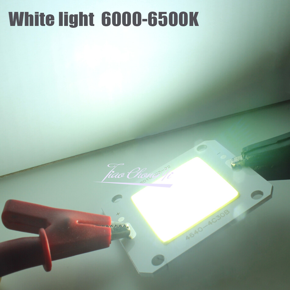100W COB LED 4046 white 6000-6500K LED Chip Source for Flood Light 32V-36V 10PCS gallery