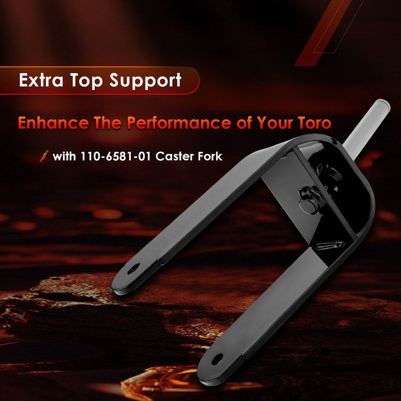 Caster Fork Wheel For Toro TimeCutter 74330 74325 74301 Zero Turn Mower Black gallery
