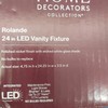 Home Decorators Collection Rolande 24.25 in. Polished Nickel LED Vanity Light gallery