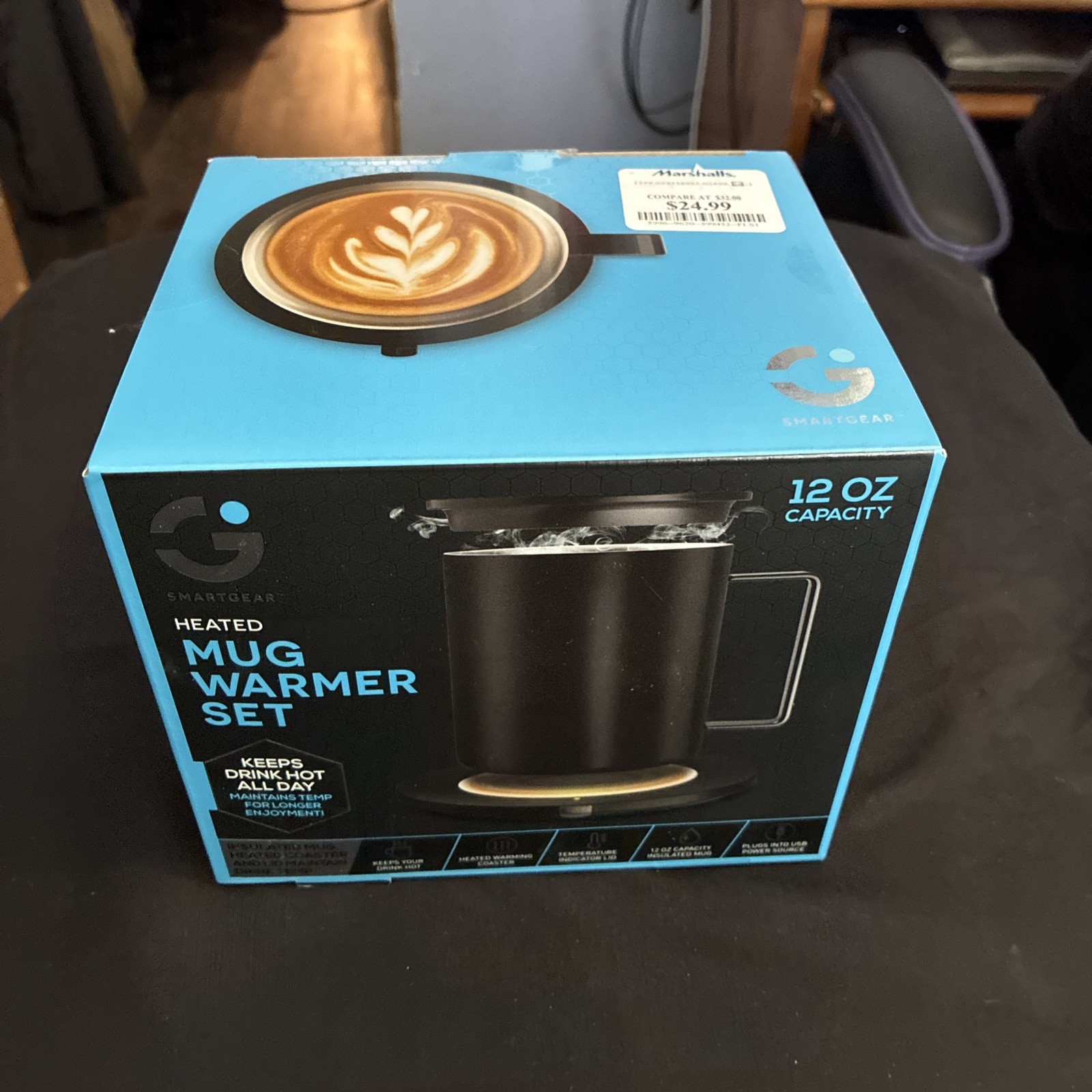 SmartGear Mug 12oz Heated Mug Warmer Set New And Sealed gallery