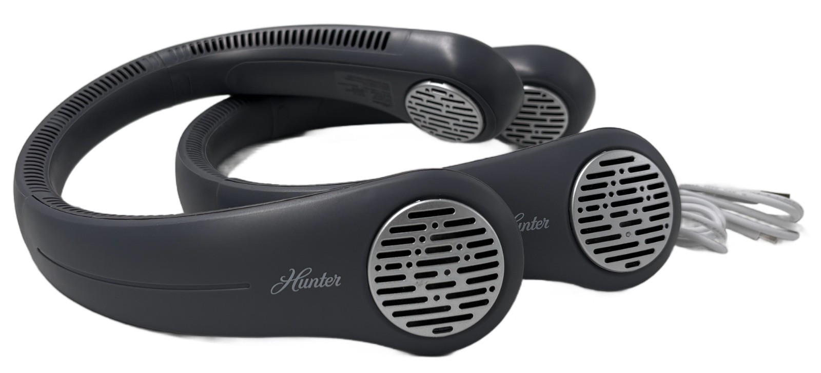 **Hunter 2-Pack Rechargeable Portable Neck Fans (Choice of Colors) gallery