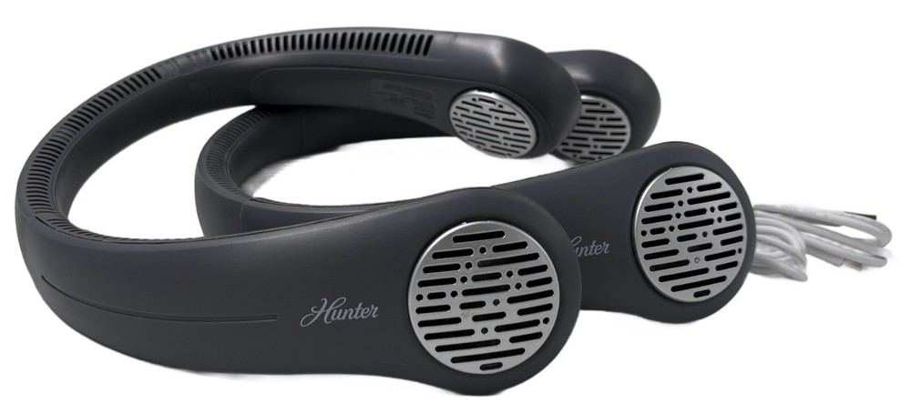 **Hunter 2-Pack Rechargeable Portable Neck Fans (Choice of Colors)
