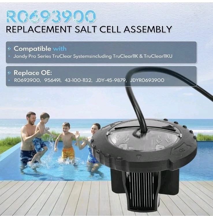 Jandy TruClear 11KU Replacement Salt Cell R0693900 Pool Chlorinator 35K Gallon gallery