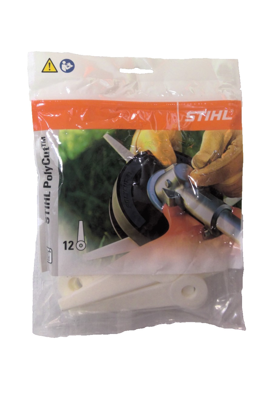 Stihl 12 Pack Thermo-Plastic Polycut Trimmer Blades 4111 007 1001 OEM gallery