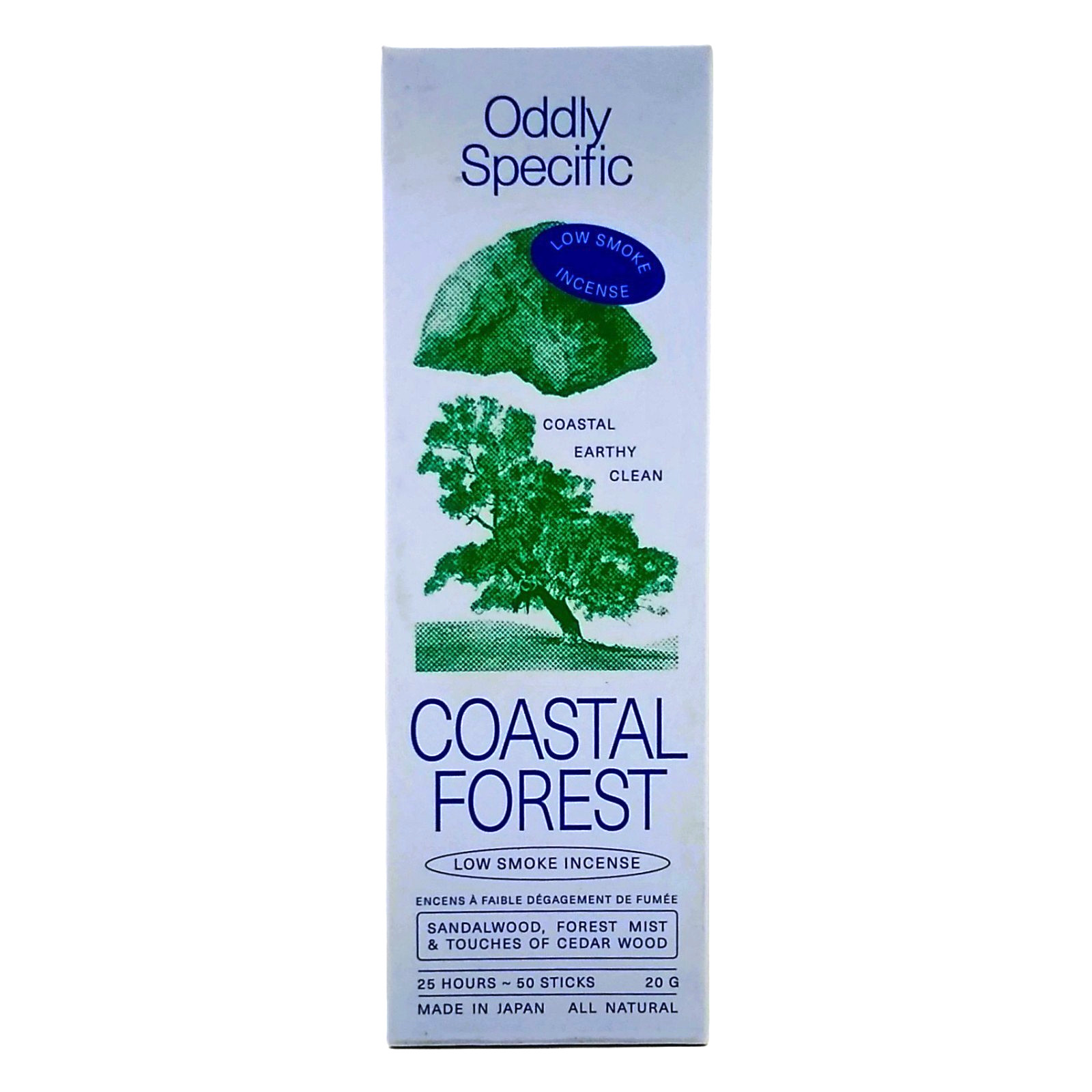 Japanese Low Smoke Incense Oddly Specific COASTAL FOREST 50 Sticks All Natural gallery