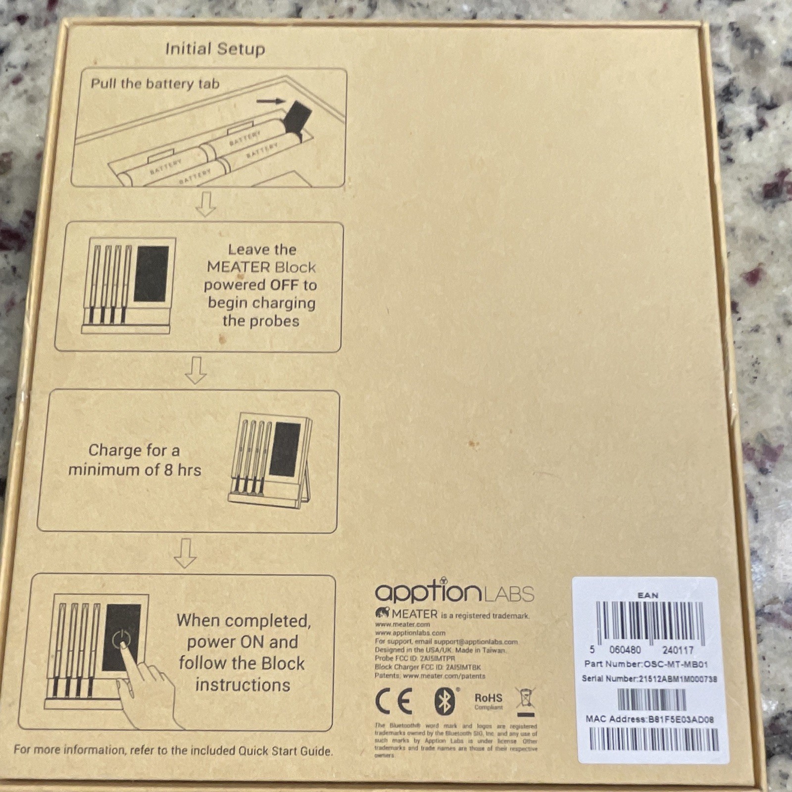 MEATER Block Wireless Smart Meat Thermometer w/ 4 Probes Bamboo Charging Block gallery