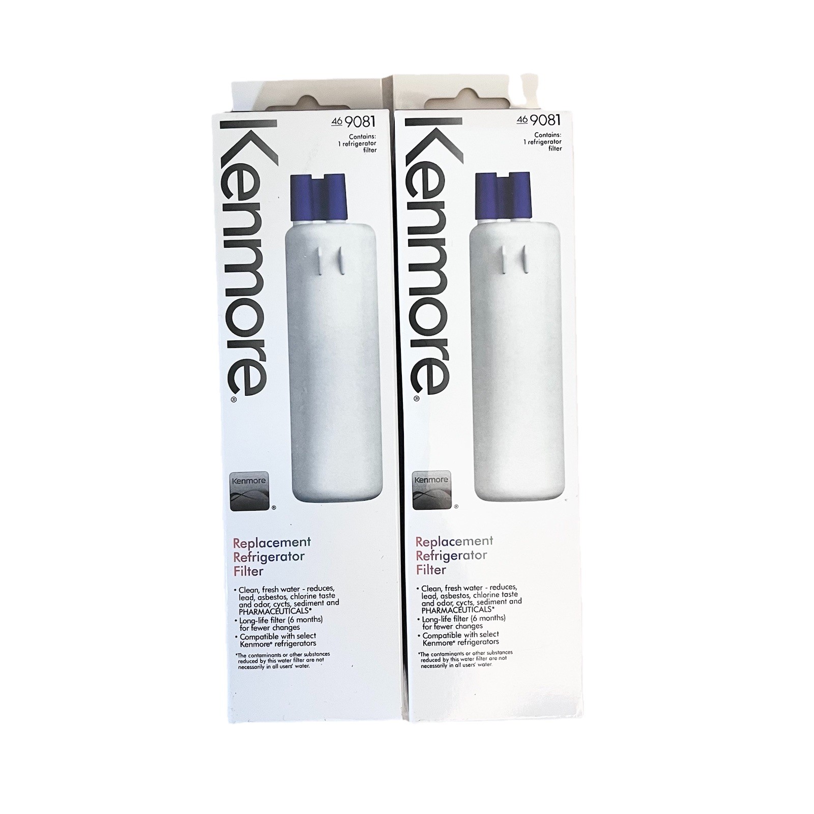 Kenmore 9081 - 469081 46-9930 Refrigerator Water Filter Replacement - 2 Pack gallery