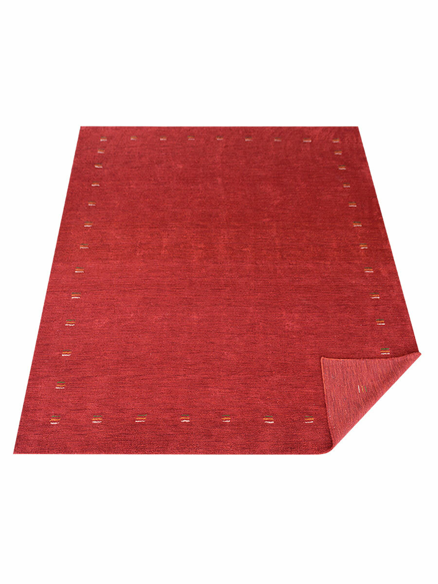 Hand Knotted Loom Silk Mix Area Rug Contemporary Red BBH Homes BBLSM104 gallery