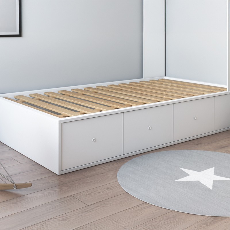 Hercules Heavy-Duty Solid Pine Wood Bed Slats Bunkie Board, Full Size (Open Box) gallery