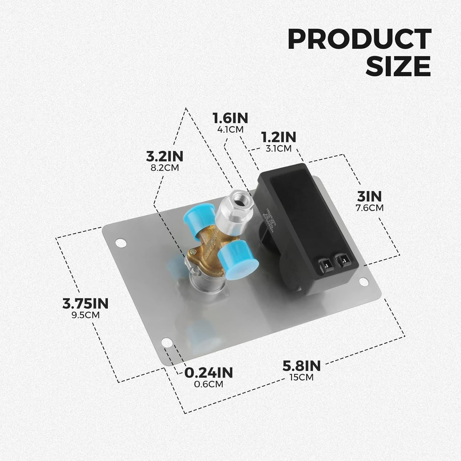 FLAT PANEL BRAZIER VALVE CONTROL SYSTEM FIRE PIT GAS BURNER SPARK IGNITION KIT gallery