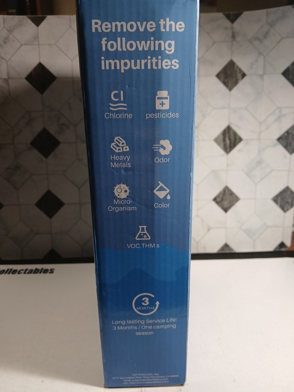 IcePure 2 Pack RV Inline Water Filter w/Flexible Hose for Drinking & Washing gallery