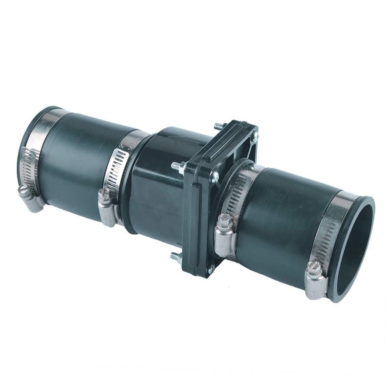 Plastic Sump Pump High Quality Check Valve with Stainless Steel Clamps 2 inch gallery