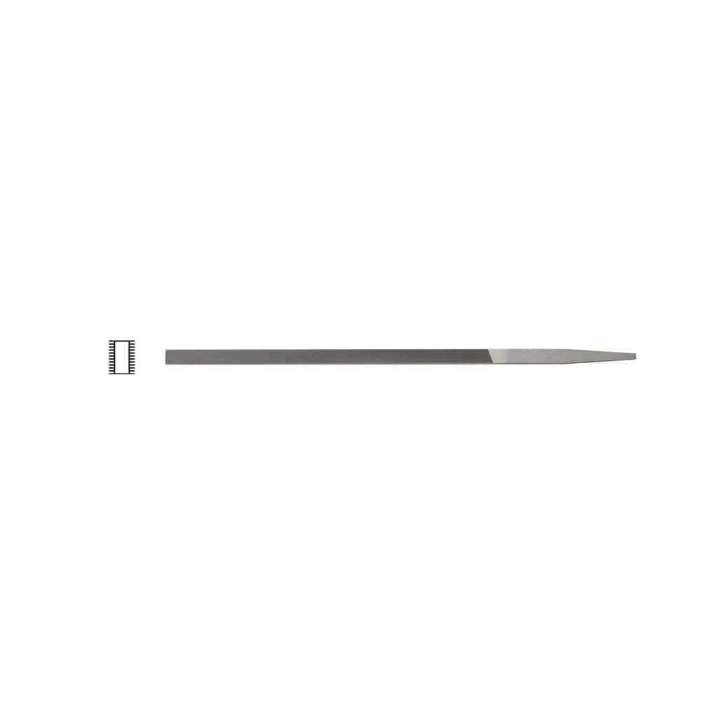 Grobet 31.202 Swiss-Pattern Pillar File w/Tang: Cut 0, 4"L x 5/32"W x 5/64"Thick gallery