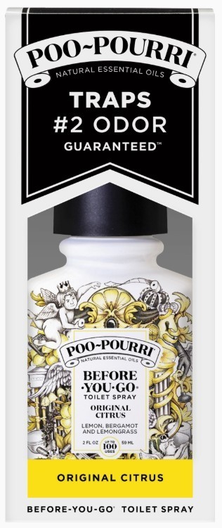 POO-POURRI Before-You-Go Original Citrus Toilet Spray - 2 oz (2 Pack) gallery
