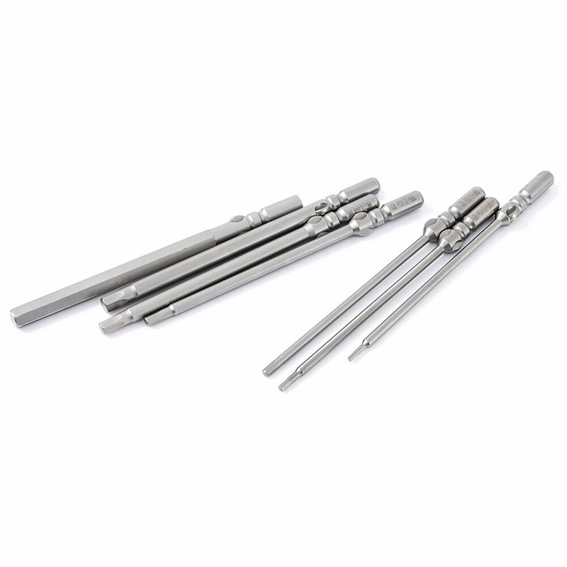6mm Round Shank Hex Screwdriver Bit Magnetic Allen Key Drive Power Drill H1.5-H6 gallery
