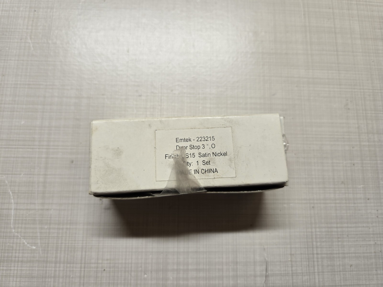 Emtek 2232 US15 3" Baseboard Door Stop in Satin Nickel gallery