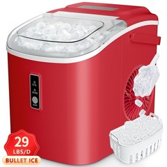 Portable countertop ice maker can make 28 pounds of ice in 24 hours ice machine