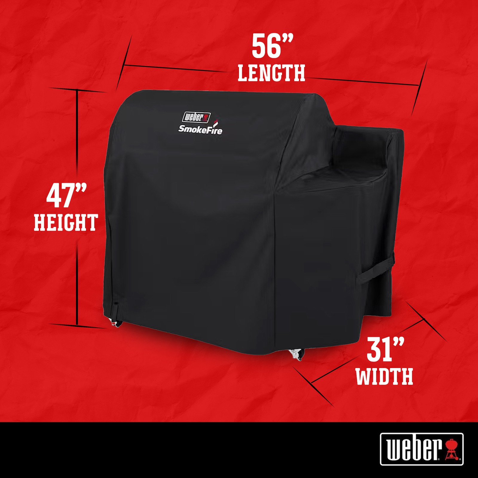 Weber SmokeFire Cover Compatible with SmokeFire EX6/EPX6/ELX6 Wood Pellet Grill gallery