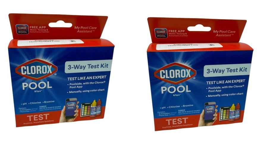 Clorox Pool & Spa 3-Way Water Test Kit pH Chlorine Bromine gallery