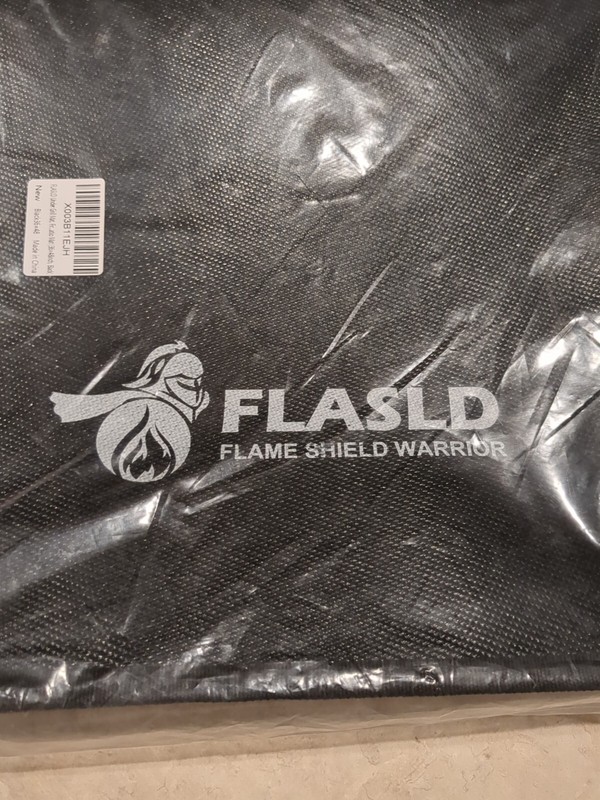 Deck Patio Under Grill Mat Flasld Flame Shield Warrior 36x48 Black New In Wrap gallery