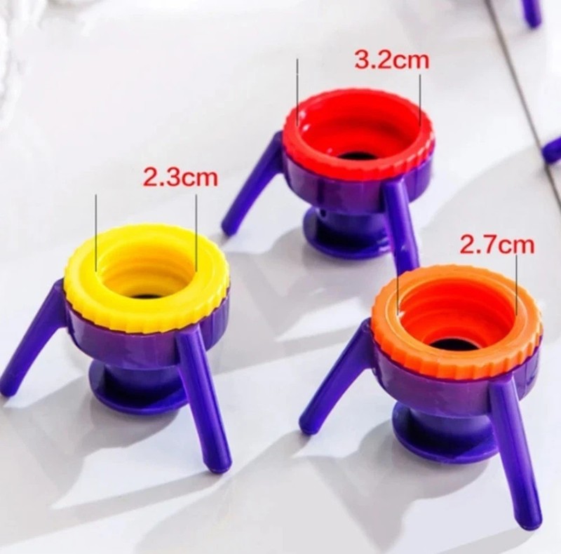 6-Pack Bottle Emptying Kit Dispenser Cap for Shampoo Lotion Conditioner Pump Top gallery