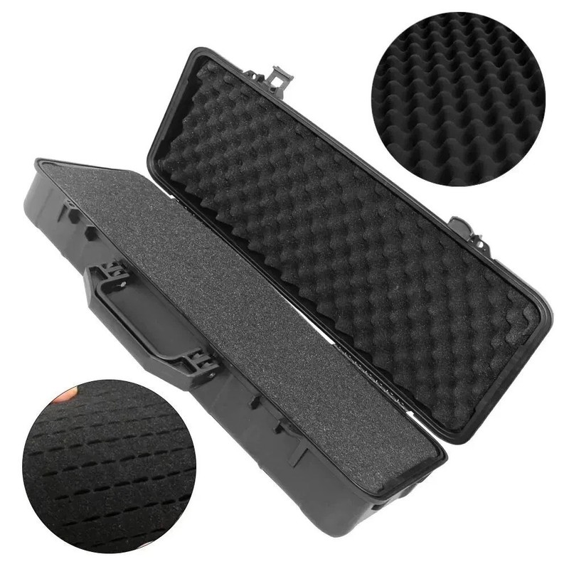 6 Sizes Black Hard Shell PP Toolbox Shockproof Portable Tool Storage Case gallery