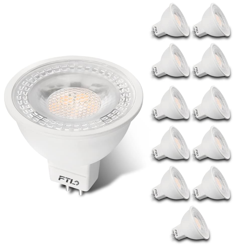 12-Pack MR16 LED Bulb 5000K Daylight White GU5.3 12V 50W Halogen Equivalent 5W gallery