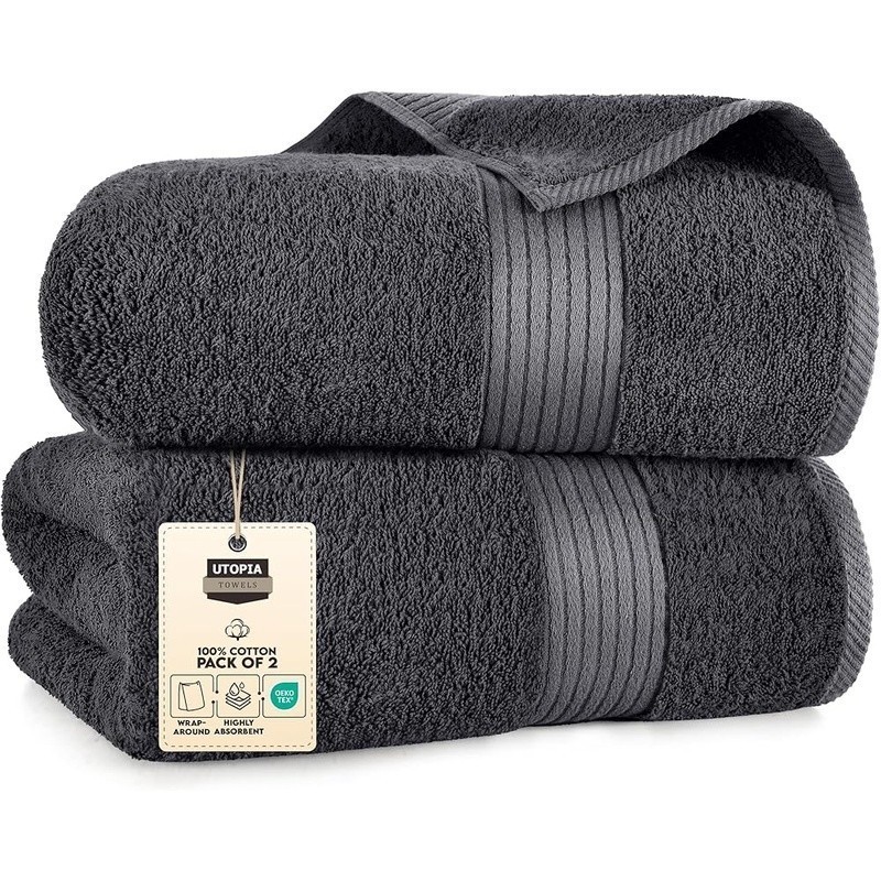 Soft Absorbent Extra Large Bath Towel Cotton Bathroom Sheet Machine Washable New gallery