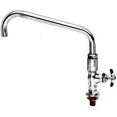 T&S Brass B0296 Single Hole Deck Mount BigFlo Faucet w/ 12 in Spout