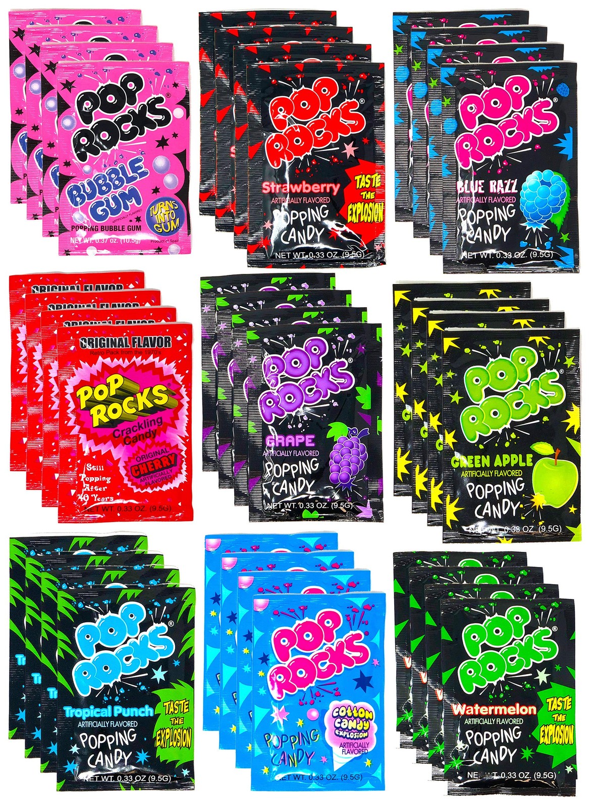 crait Pop Rocks Crackling Candy Variety Pack Classic Popping Candy Pop Rocks... gallery