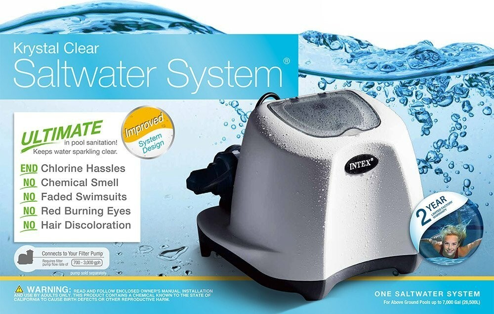 Intex Krystal Clear 26667EG Above Ground Swimming Pool Salt Generator - 120V gallery