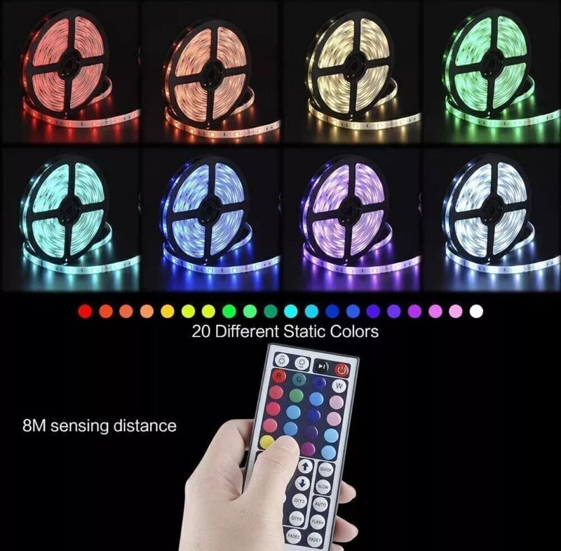 100 Ft LED Strip Lights, Smart Light with App Remote Control, RGB LED 1Roll100Ft gallery